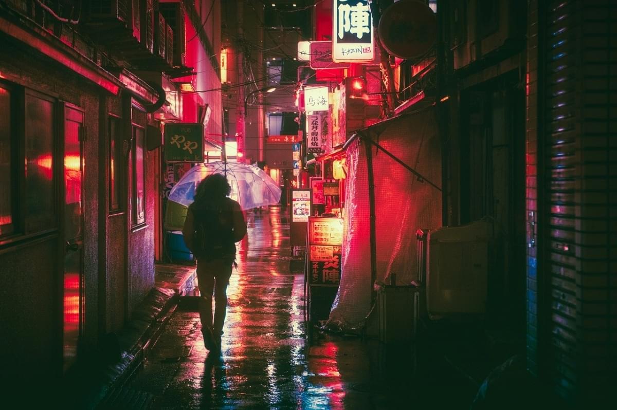 Giappone Osaka Notte Asia