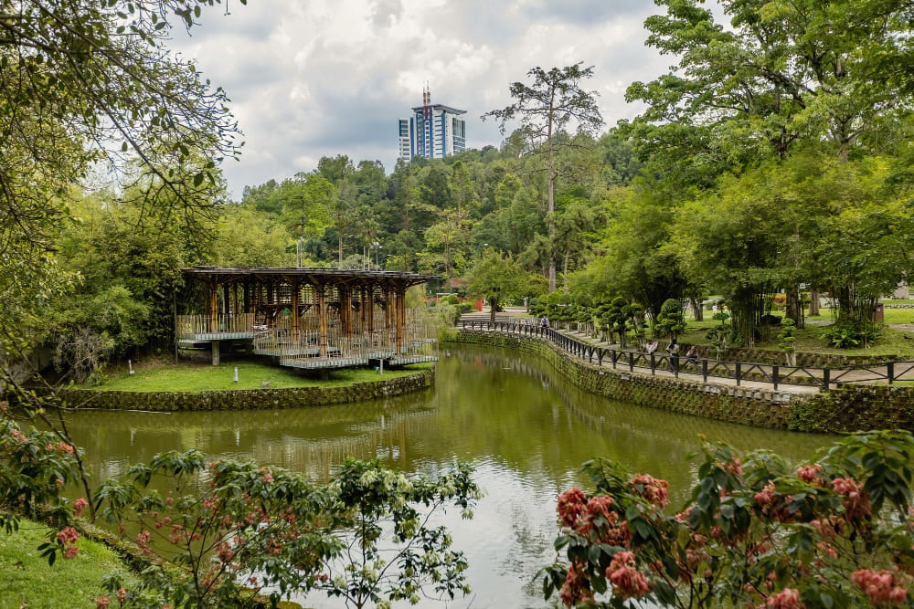 giardino botanico di perdana a kuala lumpur malesia