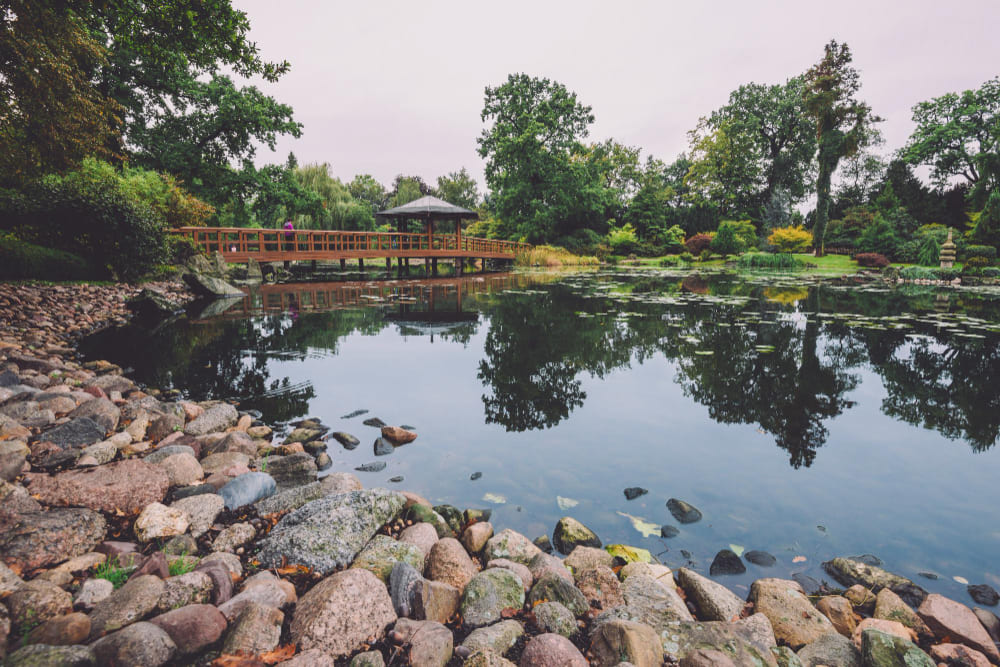 giardino giapponese a wroclaw in polonia