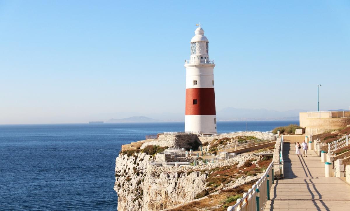 gibilterra faro faro punto europa