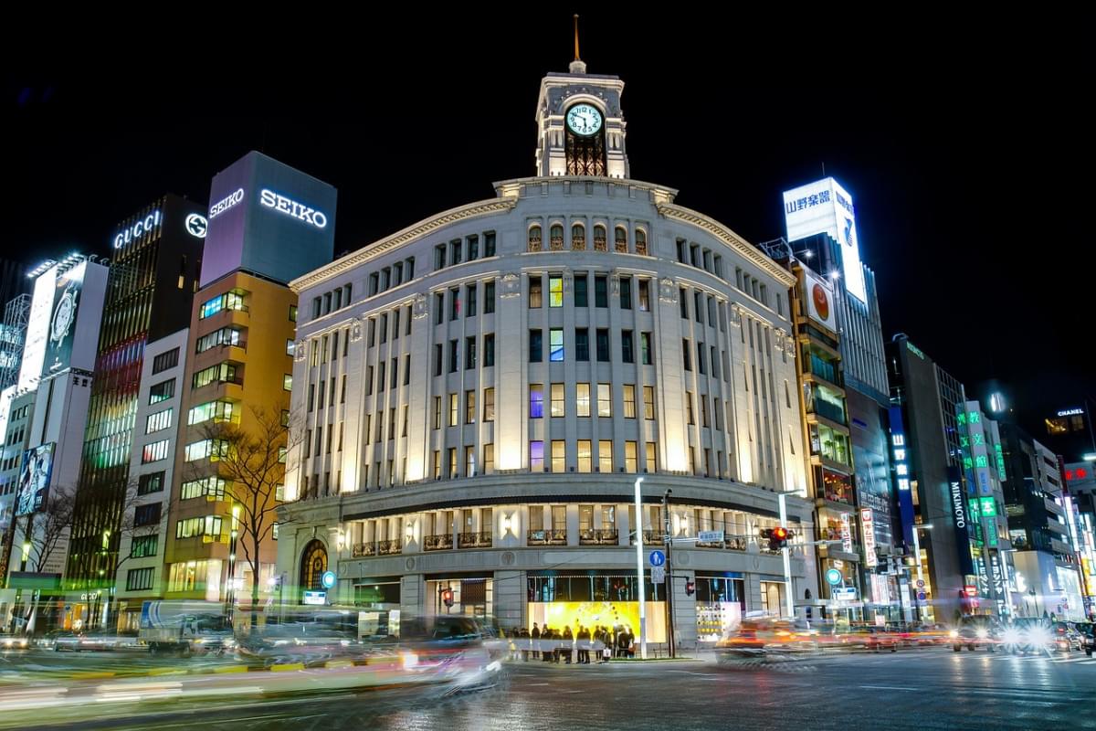 ginza sveglia tokyo architettura 1