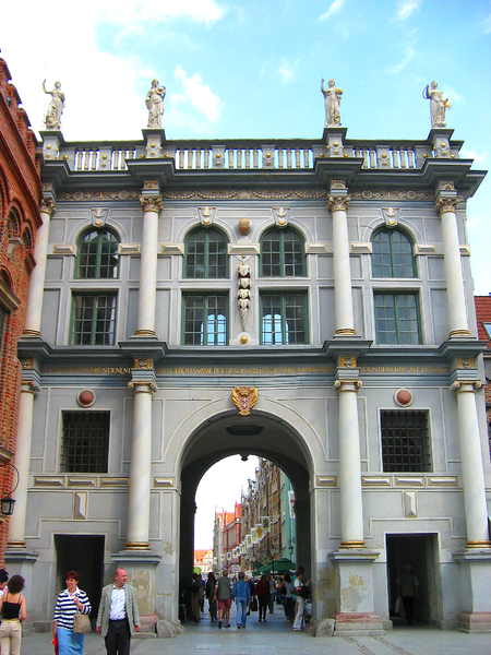 golden gate in gdansk