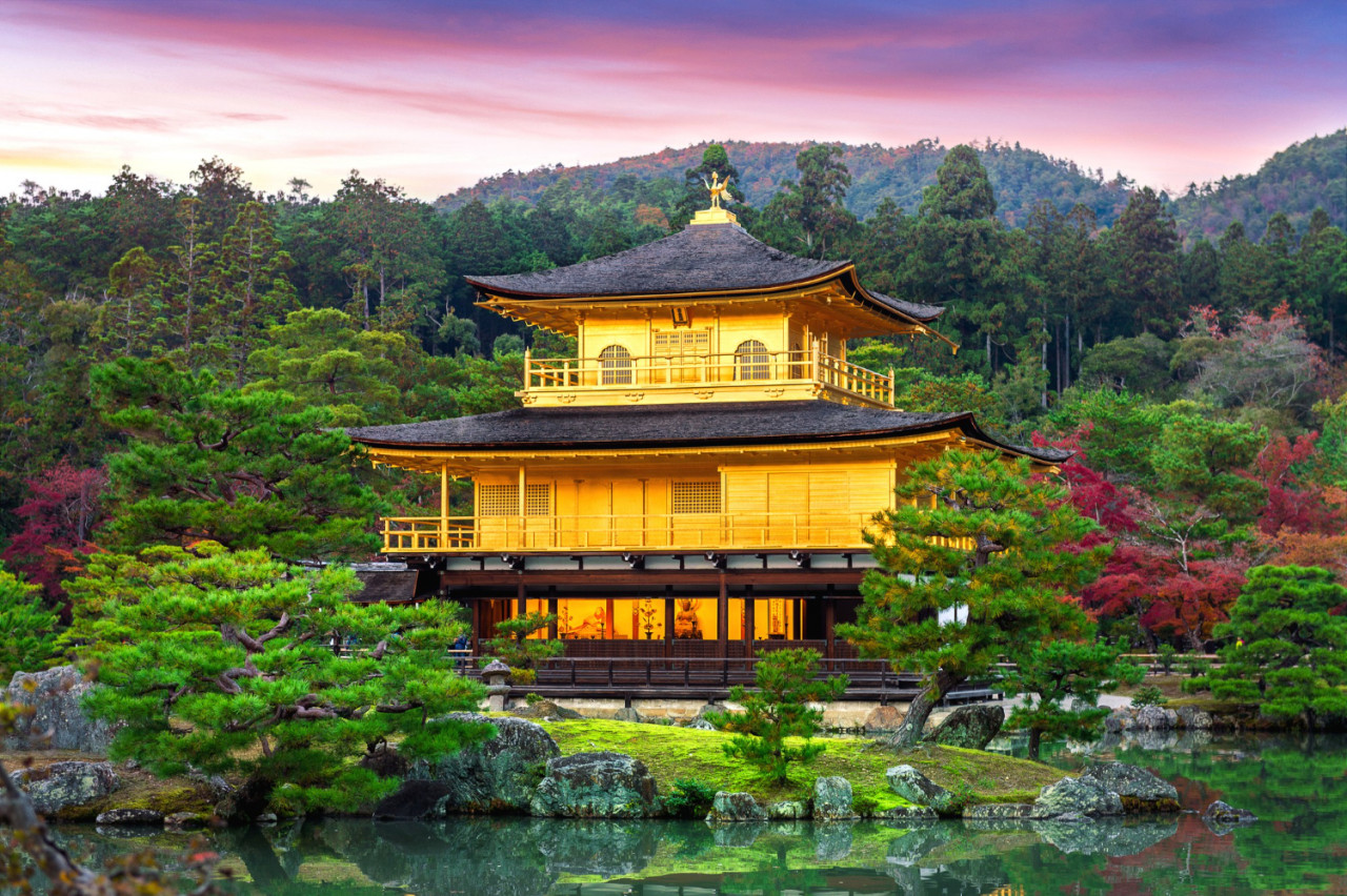 golden pavilion kinkakuji temple kyoto japan 1 1