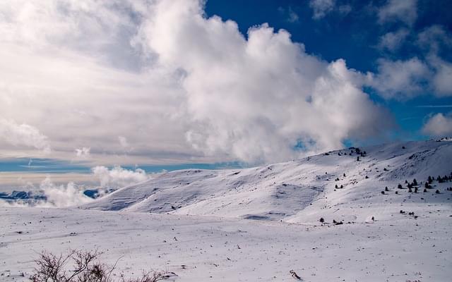 gran sasso innevato