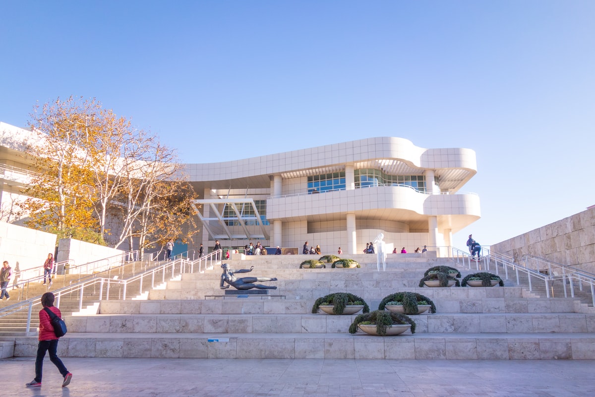 grand entrance to getty