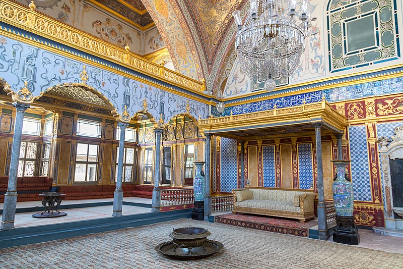 grande sala harem topkapi