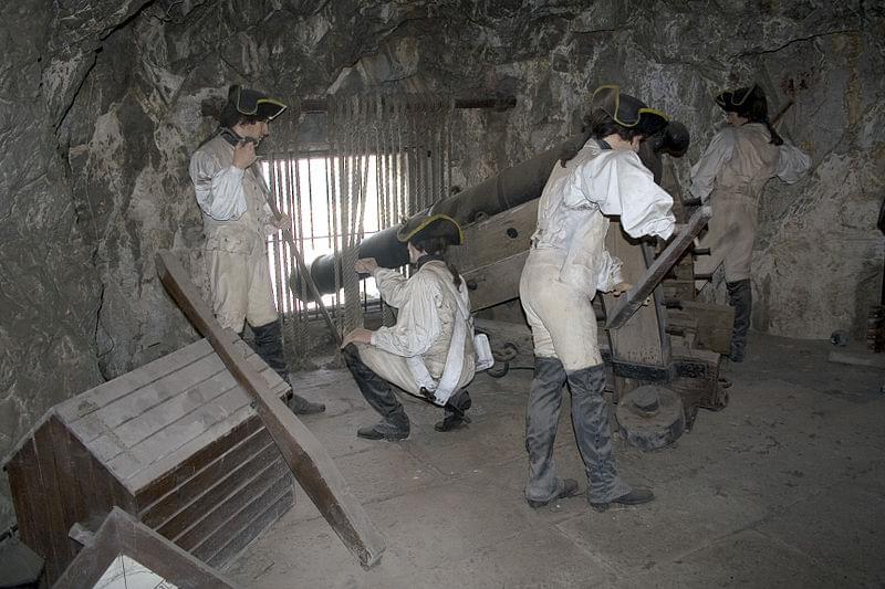 great siege tunnel gunners reconstruction