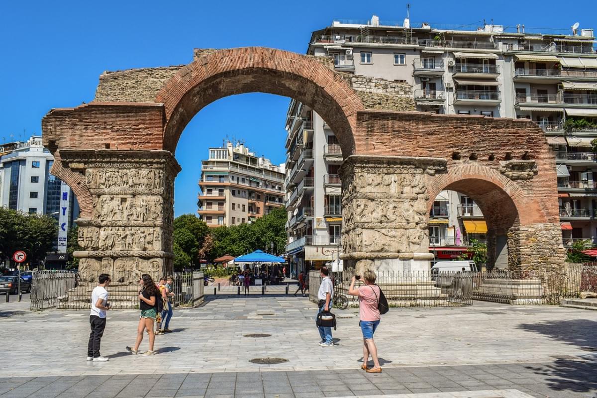grecia thessaloniki arco di galerio