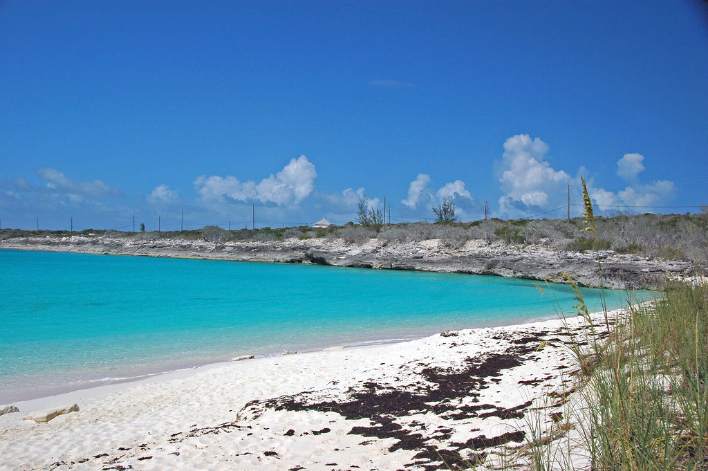 grotto beach grotto bay southwestern san salvador island bahamas