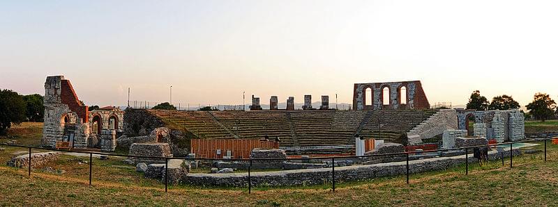 gubbio panorama teatro romano