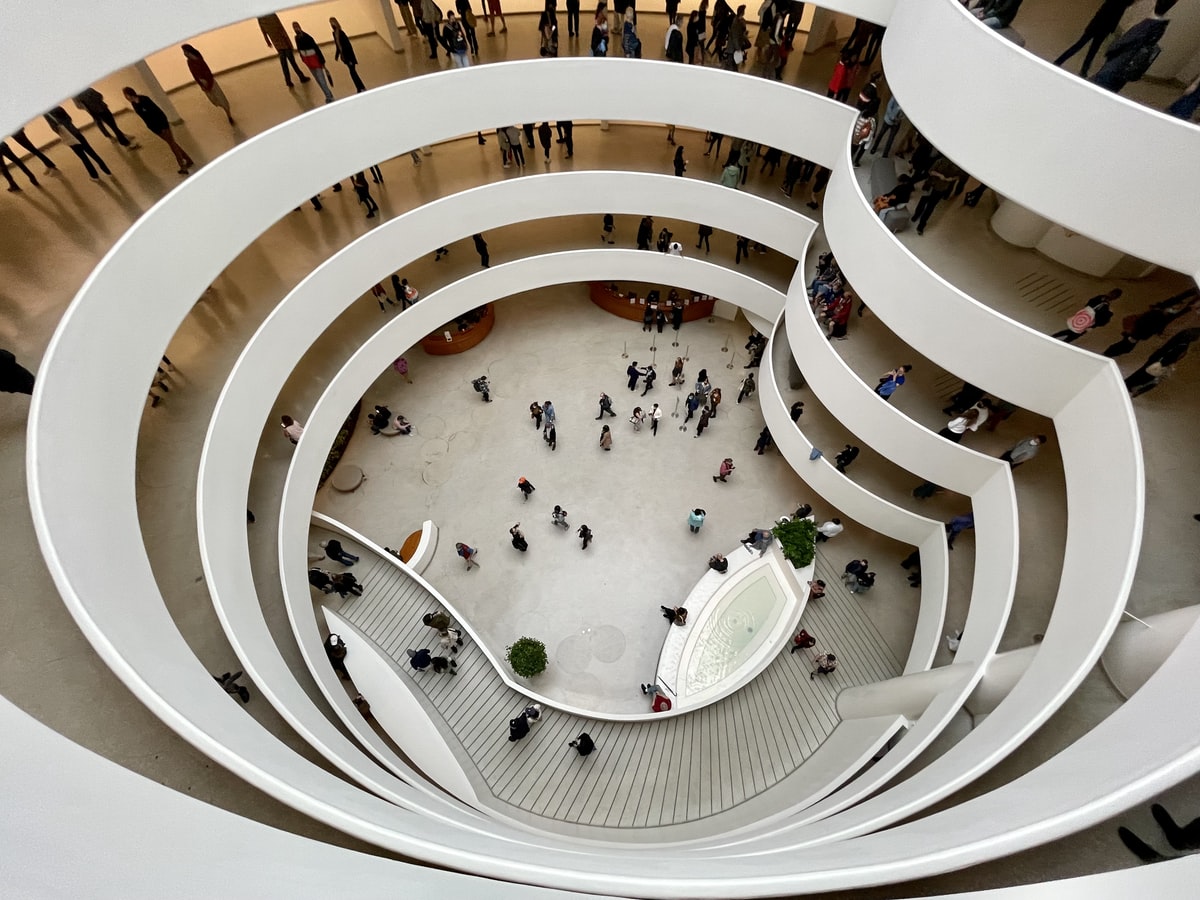 Architettura interna del Guggenheim Museum