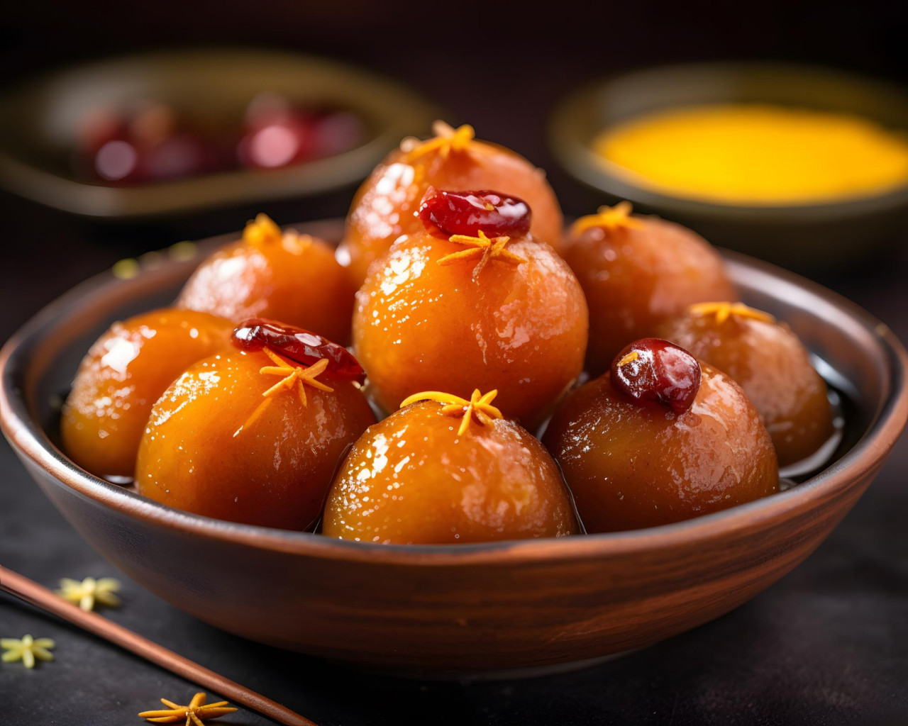 gulab jamun indiano che e ai generativa dolce e speziato