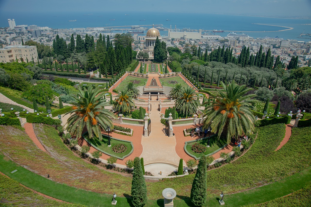 haifa i giardini bahai israele vera