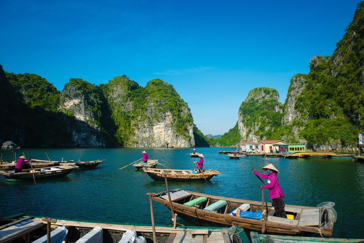 halong vietnam paesaggio baia