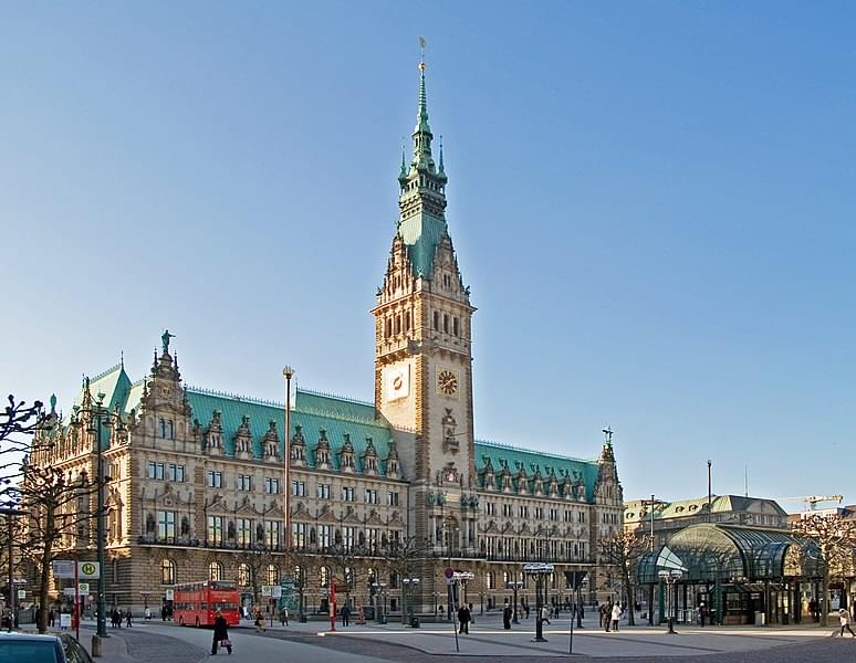 hamburg rathaus rathausmarkt 1