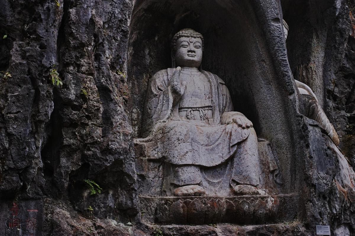 hangzhou tempio di lingyin klippe