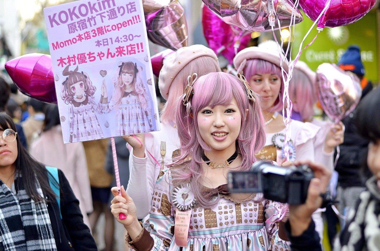 harajuku fashion model tokyo japan 1