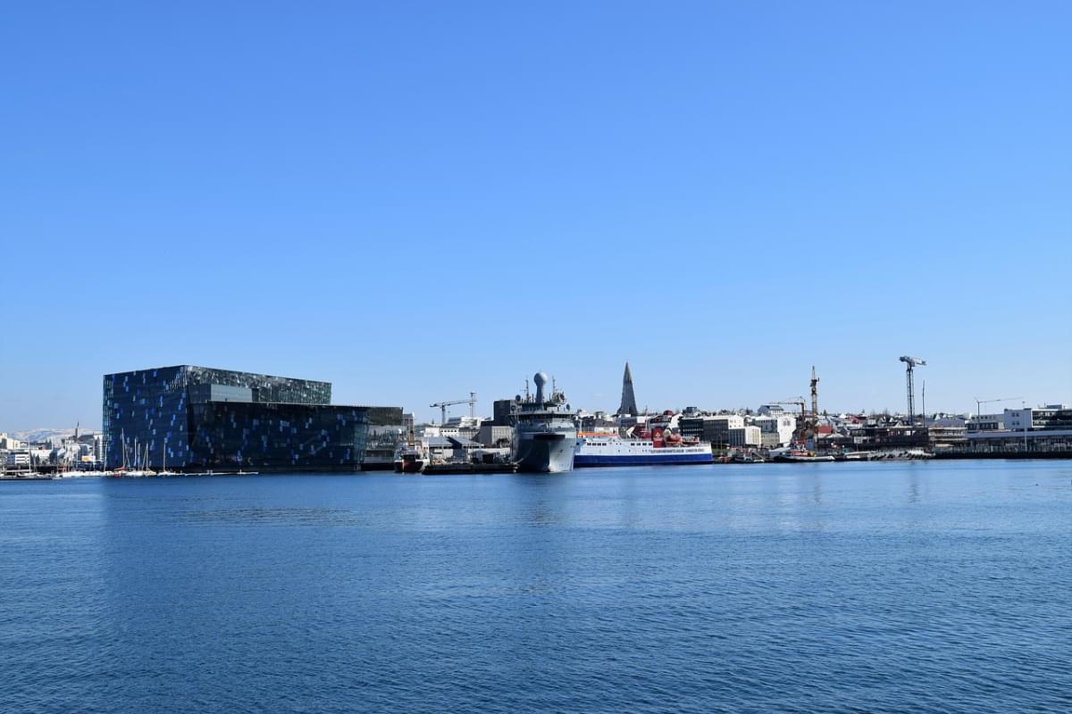 harpa reykjavik porto islanda