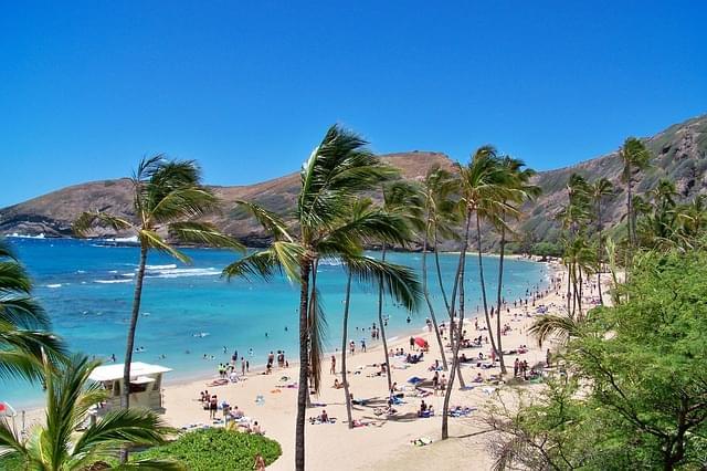 spiaggia alle hawaii