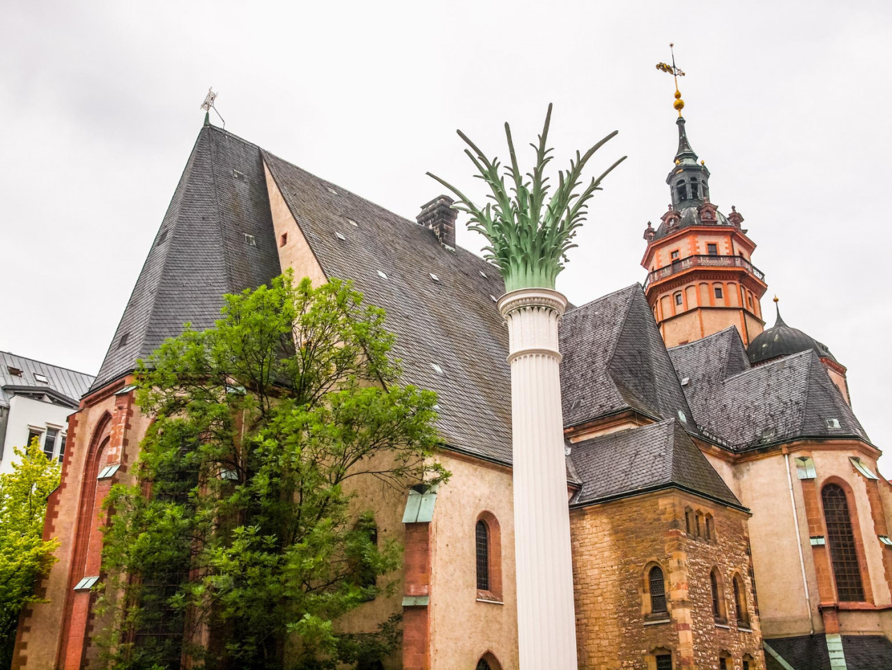 hdr nikolaikirche church leipzig