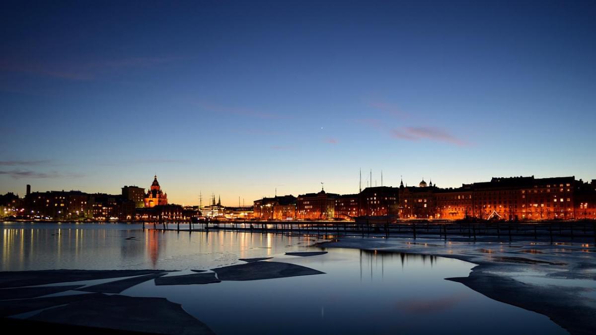 helsinki finlandia inverno mare