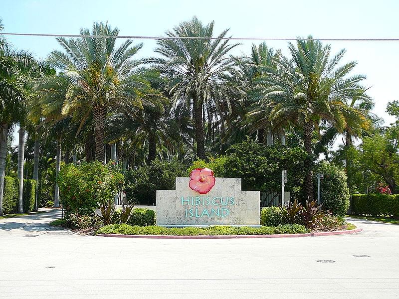 hibiscus island entrance miami