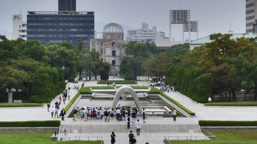 hiroshima peace memorial park japan