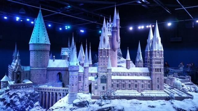 hogwarts in the snow