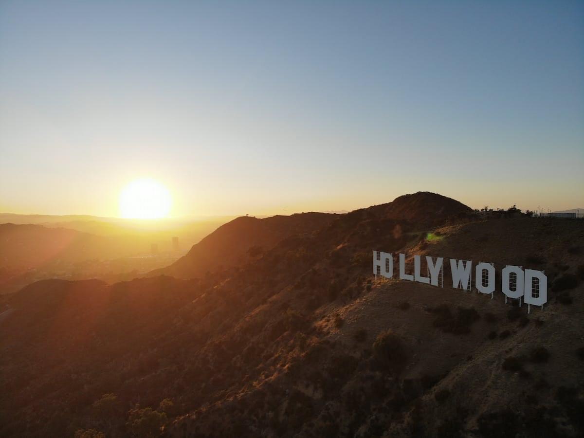 hollywood sign on hollywood hills 1