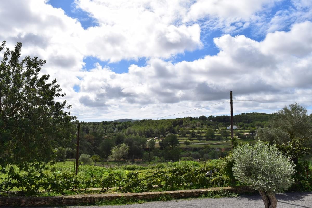 ibiza viaggio nubi cielo giardino