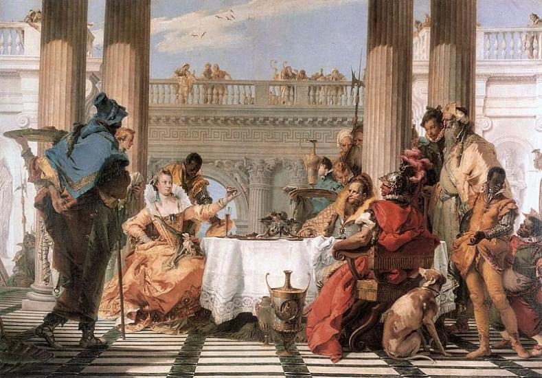 il banchetto di cleopatra tiepolo