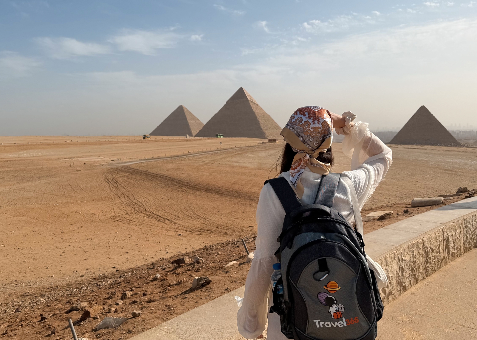 il cairo giza giza plateau vista piramidi 1