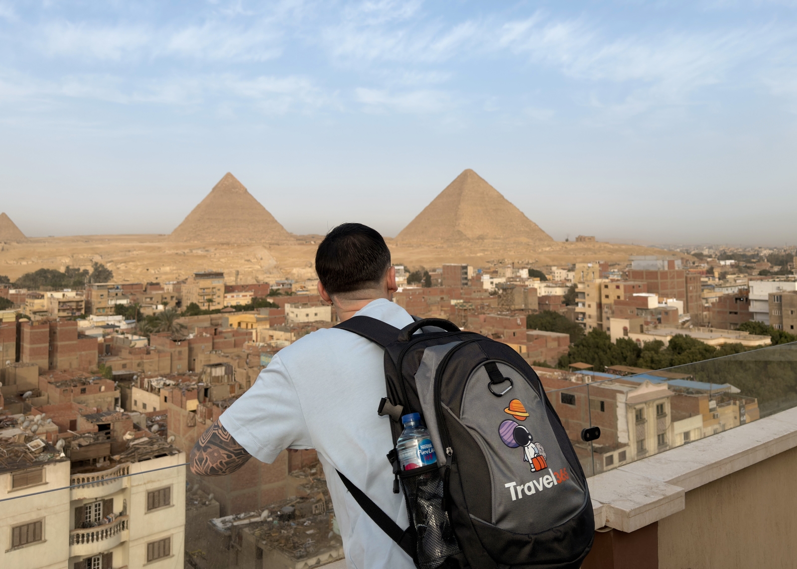il cairo giza tezzazza b b vista piramidi