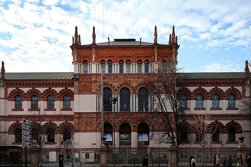il museo di storia naturale di milano veduta generale 1