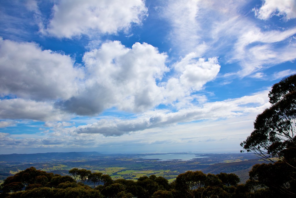 Vista panoramica dalla piattaforma di osservazione dell’Illawarra Fly