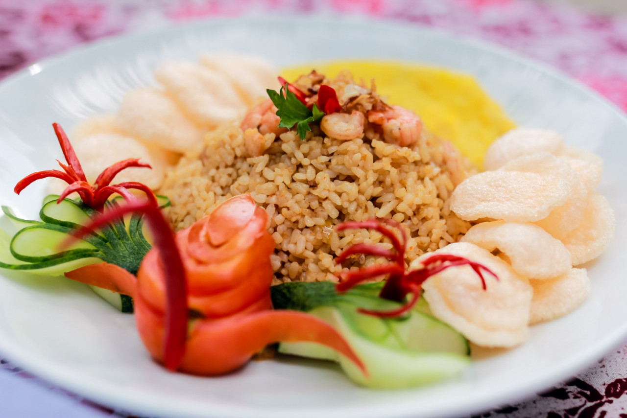 indonesian food nasi goreng fried rice