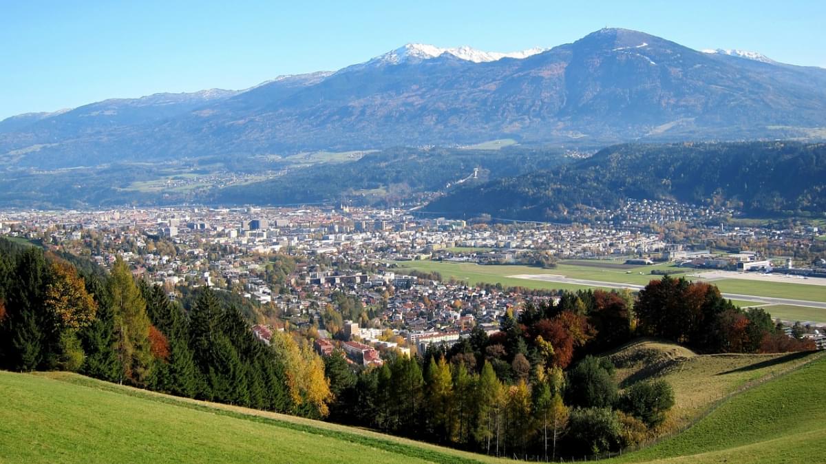innsbruck austria panorama montagne