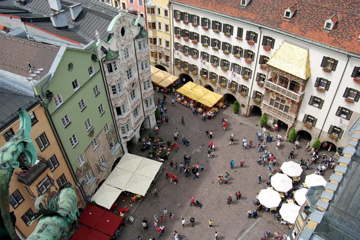 innsbruck piazza centro austria