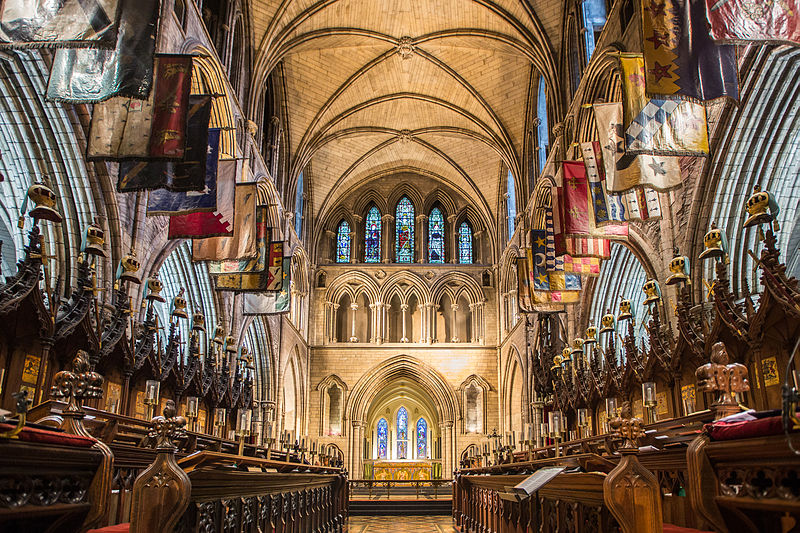 gli straordinari interni della cattedrale irlandese