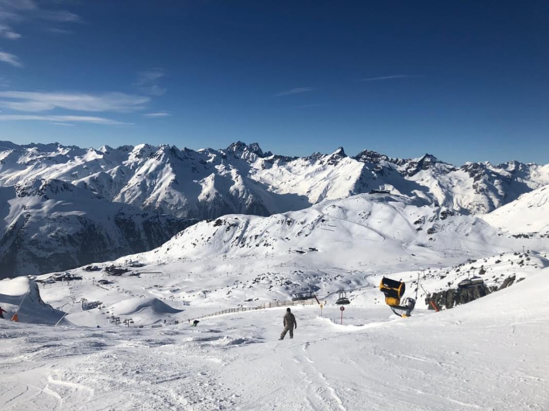 ischgl pista inverno sciare