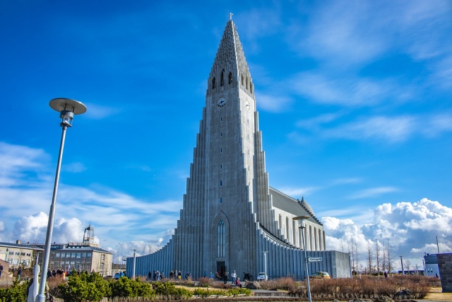 Hallgrimskirkja vista frontale