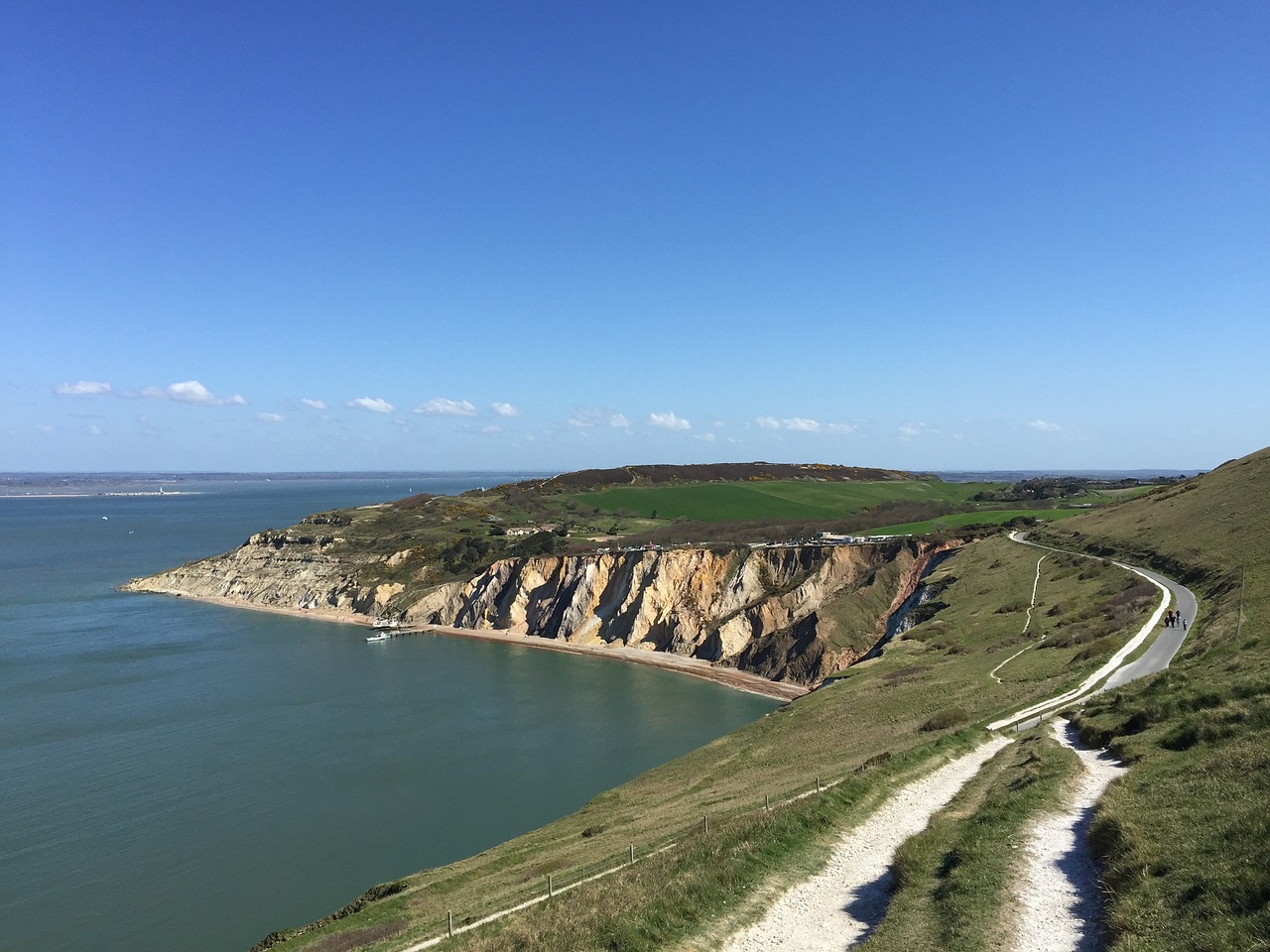 isola di wight costa degli aghi