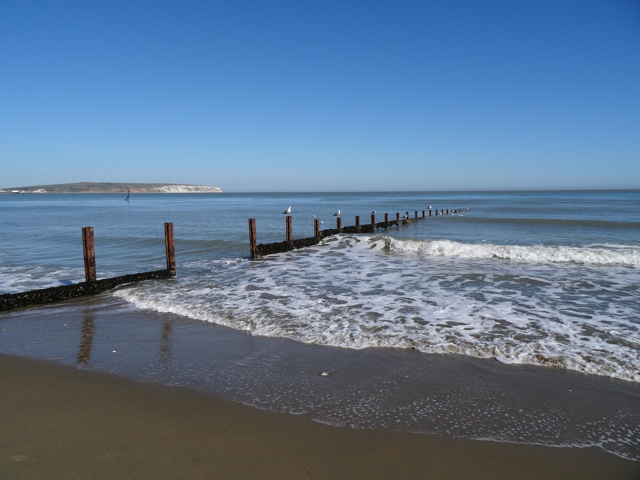 isola di wight spiaggia di shanklin