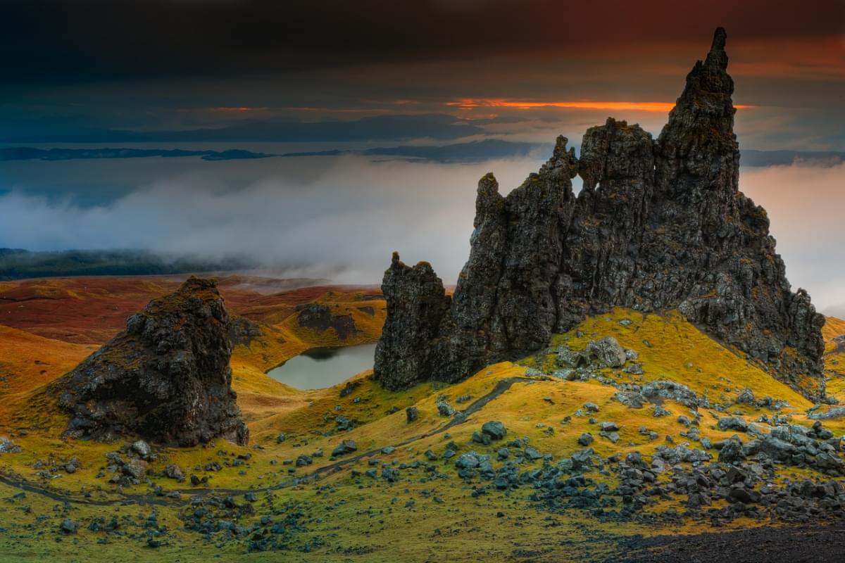 Rock Rupe Scozia Isola Di Skye