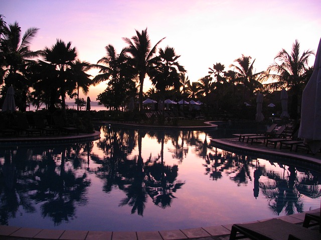 tramonto alle Isole Fiji, Oceania