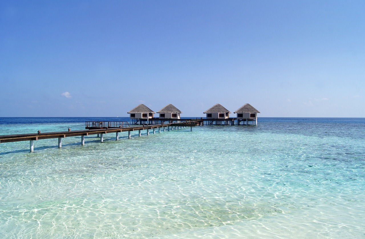 isole maldive spiaggia giorno libero