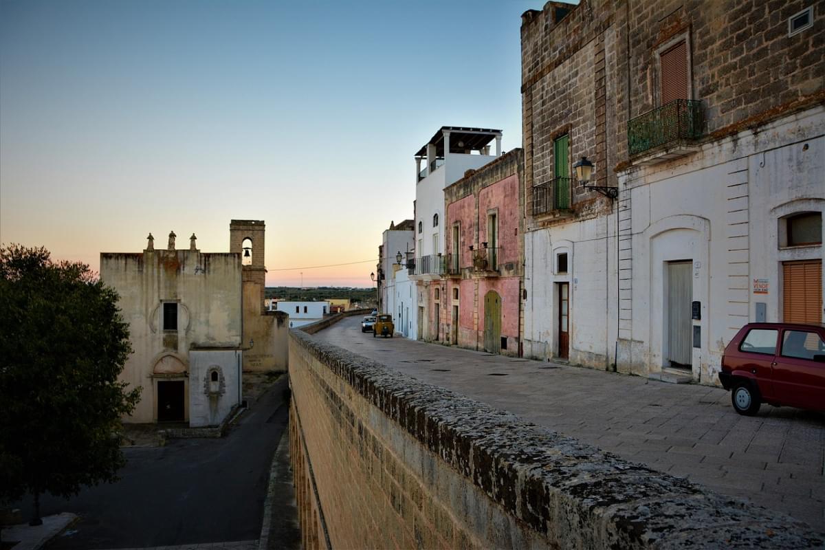 italia puglia specchia tramonto