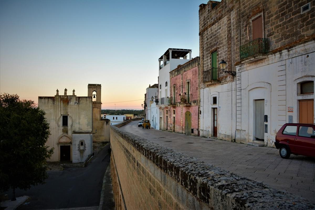 italia puglia specchia tramonto