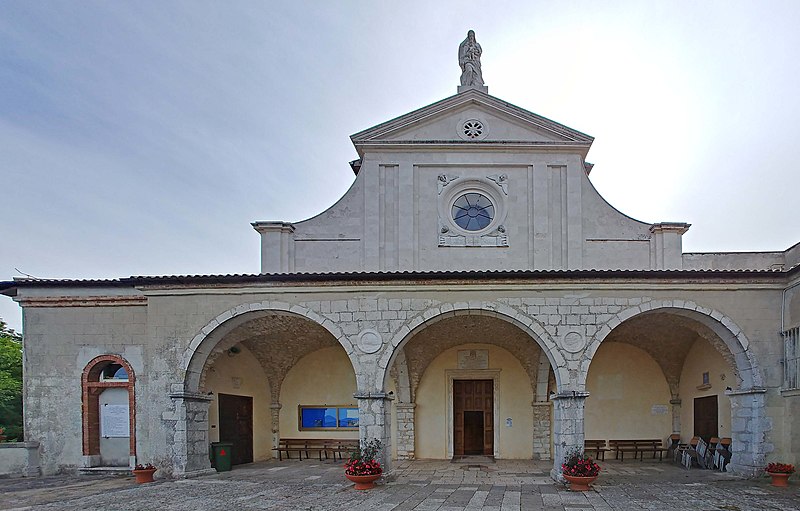 itri santuario della madonna della civita facciata