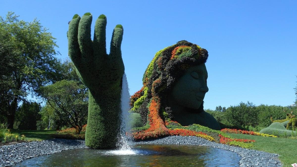 jardin botanique montreal statua